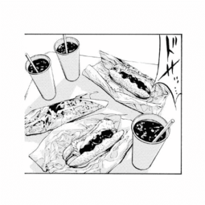 ホットドッグとコーラ